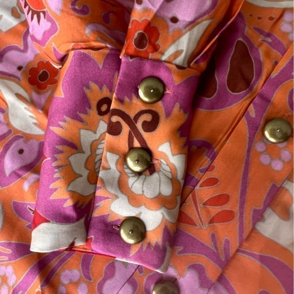 Alexis Button Down Caftan/Dress. Pristine Condition. Size M - Picture 5 of 7